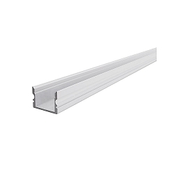 AU-02-15, high U-profile for 15 - 16,3 mm LED stripes, 200cm, matt white