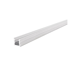 LED profile AU-02-05 high U-profile for 5-5,7mm LED stripes, 200cm, matt white