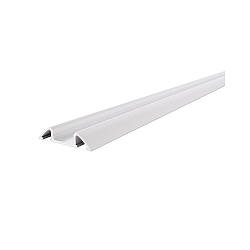 Opbouwprofiel AM-01-10 plat, wit mat