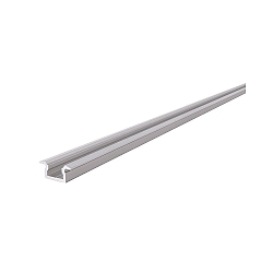 T-profiel ET-01-05 plat, zilver mat