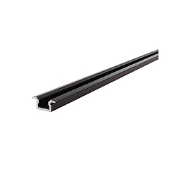 T-profiel ET-01-05 plat, zwart mat