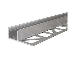 Tiles profile EL-03-12 for 12 - 13,3 mm for LED stripes, 125cm, silver anodized