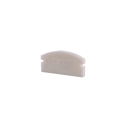 Endcaps f-AU-01-12, 18 mm, 2 items, white