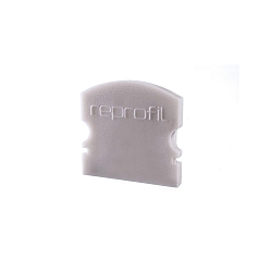 Endcaps f-AU-02-12, 18 mm, 2 items, grey
