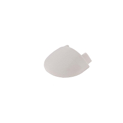 Eindkap AM-01-10 2 stuks, wit