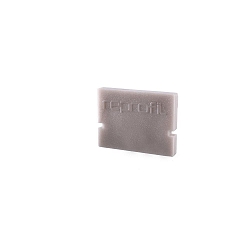 Endcaps H-AU-01-10, 16 mm, 2 items, grey