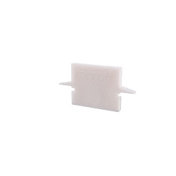Endcaps H-ET-01-08, 23 mm, 2 items, white