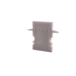 Endcaps H-ET-02-08, 23 mm, 2 items, grey