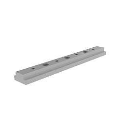 Groefsteen / lengteverbinder AU-03-12 set van 2, zilver