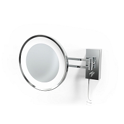 Spiegel met verlichting BS 36 LED 5-voudig IP 44, chroom 