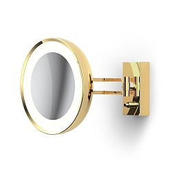 Spiegel met verlichting BS 36 LED 7-voudig IP 44, goud 