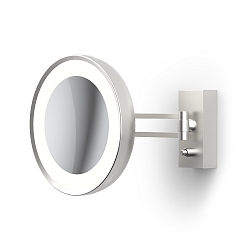 Spiegel met verlichting BS 36 LED 7-voudig IP 44, nikkel gesatineerd 