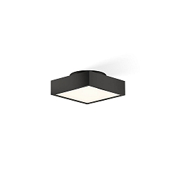 Plafondarmatuur CUT 18 N IP44, zwart mat dimbaar