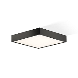 Plafondarmatuur CUT 30 N IP44, zwart mat dimbaar
