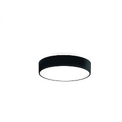 Plafondarmatuur CONECT 32 N LED IP44, zwart mat dimbaar