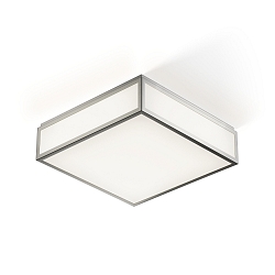 Wand- en plafondarmatuur BAUHAUS 3 N LED IP44, nikkel gesatineerd dimbaar