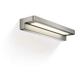 LED Wall luminaire FORM 34 LED, 16W, 2700K, 2440lm, IP44, nickel satin
