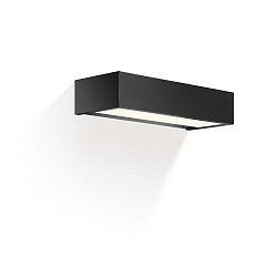 Wandarmatuur BOX 25 N LED IP44, zwart mat dimbaar
