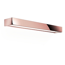 Wandarmatuur BOX 60 N LED up down, hoekig IP44, glanzend, ros�goud dimbaar