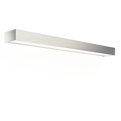 LED Wall luminaire BOX 80 N LED, 41,2W, 3000K, 6060lm, IP44, nickel satin