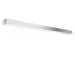 Wandarmatuur BOX 120 N LED IP44, nikkel gesatineerd dimbaar