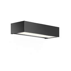 Wandarmatuur BOX 25 N LED IP44, zwart mat dimbaar