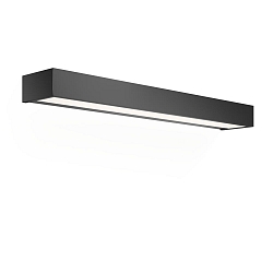 LED Wall luminaire BOX 60 N LED, 32W, 2700K, 4840lm, IP44, black matt