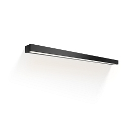 LED Wall luminaire BOX 120 N LED, 65,6W, 2700K, 9960lm, IP44, black matt