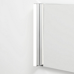 LED Wall luminaire SLAT, 12W, 2700-5000K, 550lm, IP44, chrome