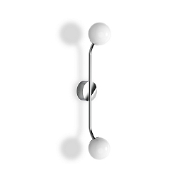 Wandarmatuur PEP TWO G9 IP20, zwart mat 