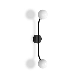 Wandarmatuur PEP TWO G9 IP20, zwart mat 