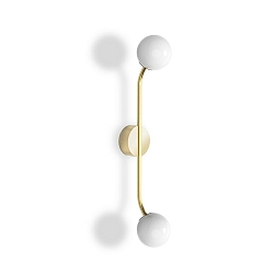 Wandarmatuur PEP TWO G9 IP20, zwart mat 