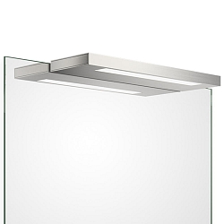 LED Mirror luminaire SLIM 1-34 N LED, 16,4W, 3000K, 2500lm, IP44, nickel satin