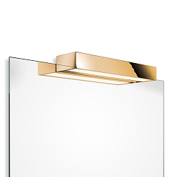 LED Mirror luminaire BOX 1-40 N LED, 20,6W, 3000K, 3100lm, IP44, gold 24 carat