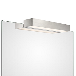 LED Mirror luminaire BOX 1-40 N LED, 20,6W, 3000K, 3100lm, IP44, nickel satin