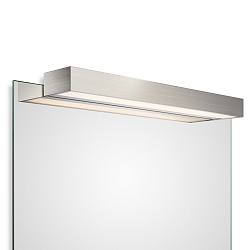 mirror luminaire BOX 1-60 N LED IP 44, nickel satined dimmable