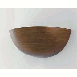 wall luminaire MORITZ 1 flame IP20, brown 