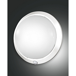 Fabas Luce ARMILLA Ceiling luminaire, IP44, E27, plastic, white