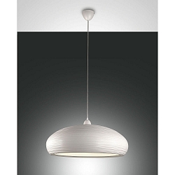 Pendelarmatuur LODGE rond E27 IP20, wit dimbaar