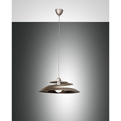 Pendelarmatuur ARAGON bedienbaar met stem, incl. Smartluce E27 IP20, brons dimbaar
