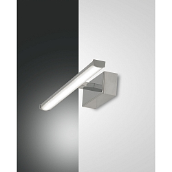 Spiegelarmatuur NALA 300MM down, hoekig, schakelbaar, gebogen IP44, chroom 
