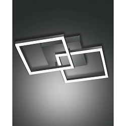 LED Wall luminaire BARD, 1x39W, 3000K, 3510lm, IP20, anthracite