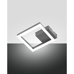 Wand- en plafondarmatuur BARD IP20, gesatineerd, zwart dimbaar