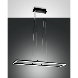 Pendelarmatuur BARD IP20, gesatineerd, zwart dimbaar