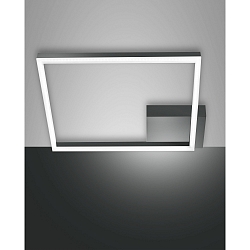 LED Ceiling luminaire BARD, 1x 39W, 3000K, 3510lm, IP20, anthracite