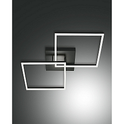 LED Ceiling luminaire BARD, incl. Smartluce, 1x 52W, 3000K, 4680lm, IP20, anthracite