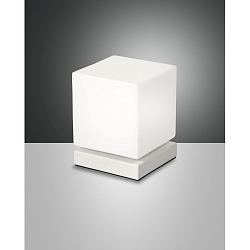 Tafelarmatuur BRENTA cubusvorm, met sensor, dimbaar IP20, chroom, wit dimbaar