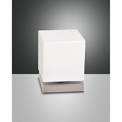 Fabas Luce BRENTA LED Table lamp, nickel satin