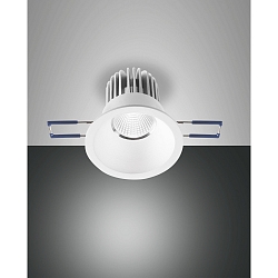 Fabas Luce SIGMA LED Recessed luminaires set Spot round, white