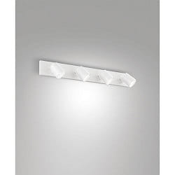 Spotlight bar MODO 4-vlams, instelbaar GU10 IP20, wit dimbaar